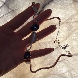 Vita Fede Rose Gold and Purple Necklace